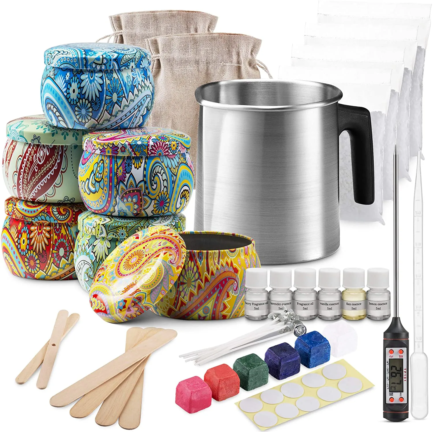 DIY Soy Wax Candle Making Kit for Kids